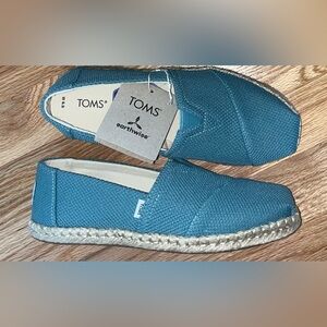 TOMS Alpargata Rope in Mineral Blue